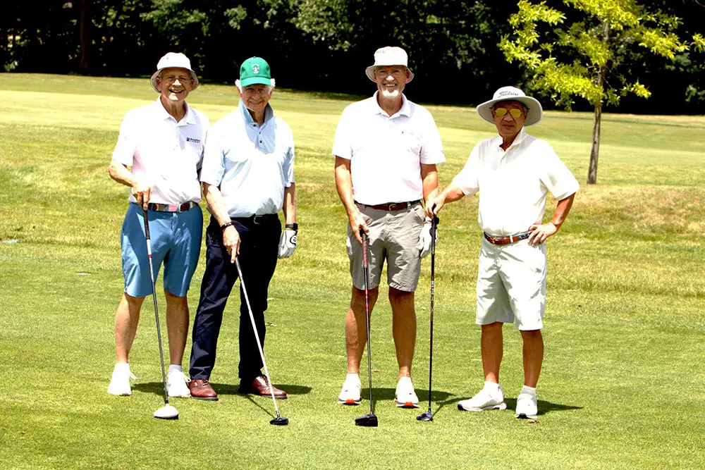 Michael Dowley on the gold course