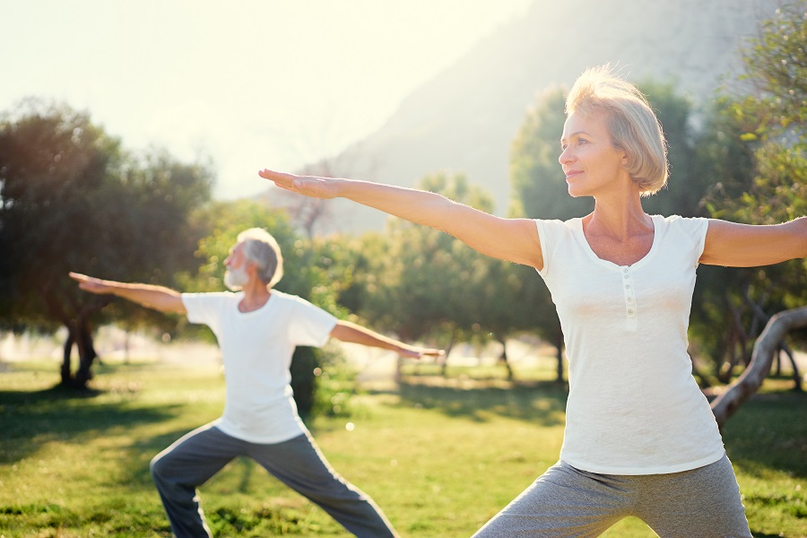 Yoga poses for seniors